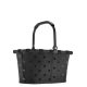 Reisenthel Carrybag XS frame glossy dots black kicsi bevásárló kosár