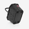 Reisenthel Carrybag XS frame glossy dots black kicsi bevásárló kosár