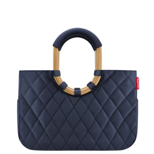 Reisenthel Loopshopper M frame rhombus midnight gold OS4111 női bevásárlótáska