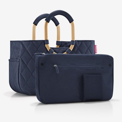 Reisenthel Loopshopper M frame rhombus midnight gold OS4111 női bevásárlótáska