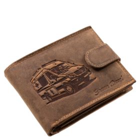   GreenDeed valódi bőr férfi pénztárca mentőautó mintával MENTO1021/T