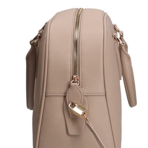 David Jones CM7299 bézs női kézitáska lakattal