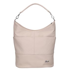 Karen D 207 bézs steppelt rostbőr női táska