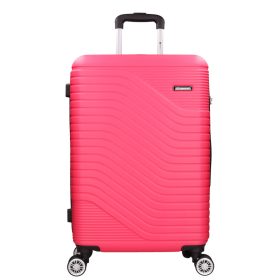 Benzi 5747 L pink nagy méretű bőrönd