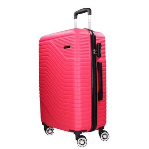Benzi 5747 L pink nagy méretű bőrönd