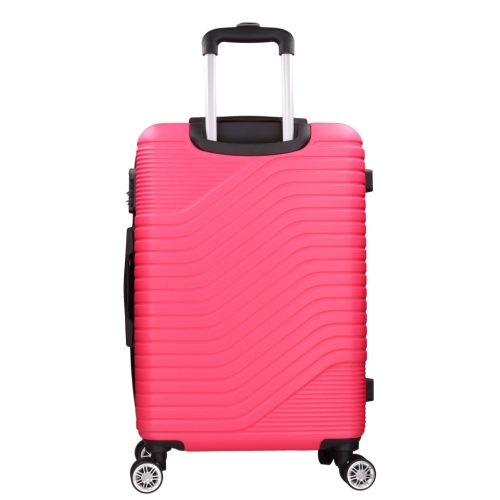 Benzi 5747 L pink nagy méretű bőrönd