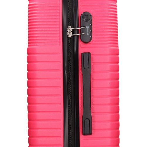 Benzi 5747 L pink nagy méretű bőrönd
