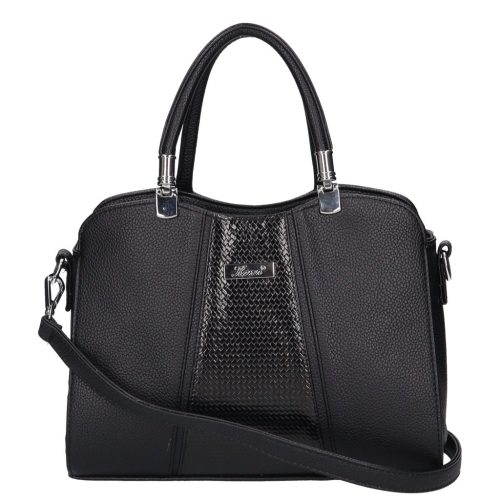 Karen rostbőr táska D 341 fekete fonott