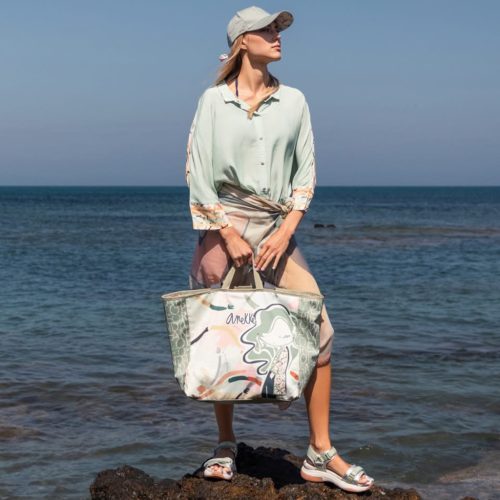 Anekke Original nagy zöld strandtáska 40474-223