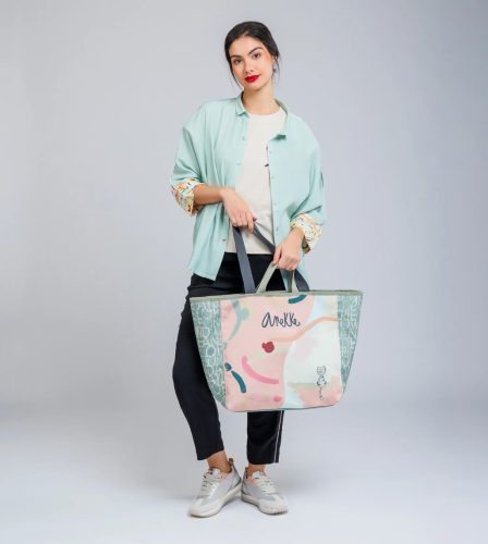 Anekke Original nagy zöld strandtáska 40474-223