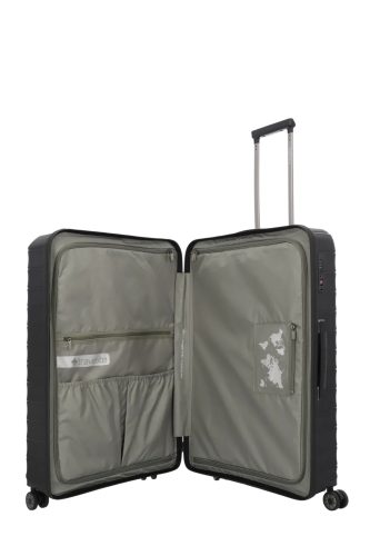 Travelite MOOBY L fekete nagy méretű bőrönd