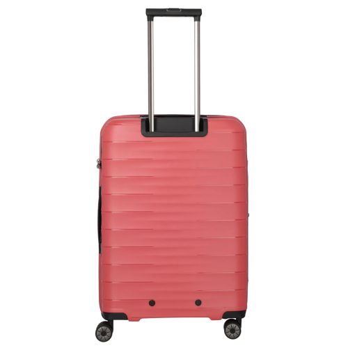 Travelite MOOBY M piros bővíthető közepes méretű bőrönd