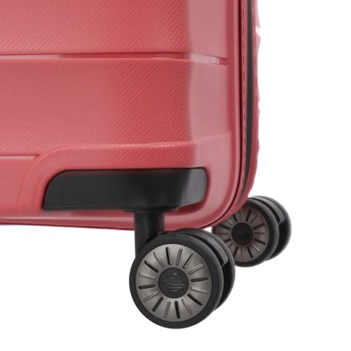 Travelite MOOBY S piros kabin méretű bőrönd