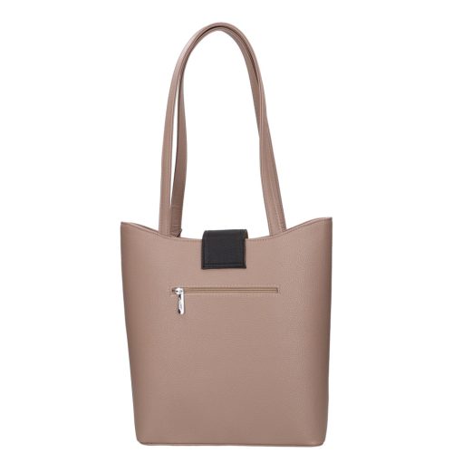 Karen 9437 bis drapp fekete rostbőr női táska