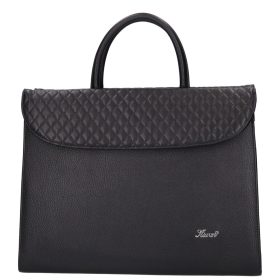 Karen 284 fekete steppelt rostbőr női táska