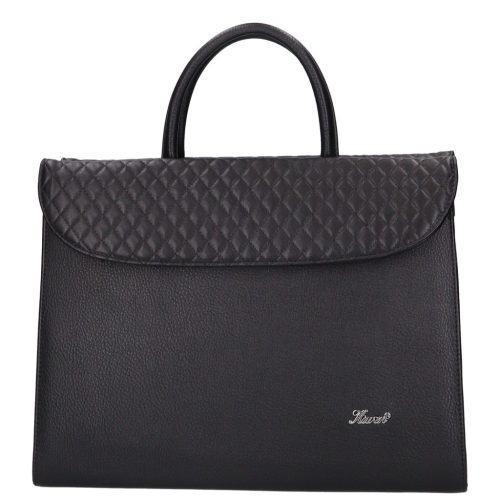 Karen 284 fekete steppelt rostbőr női táska