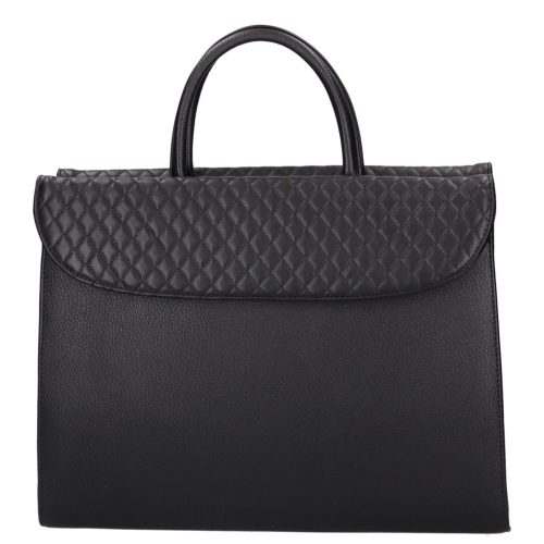 Karen 284 fekete steppelt rostbőr női táska