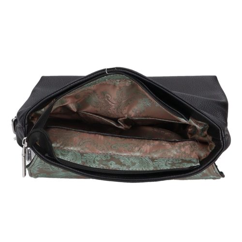 Chiara rostbőr hátizsák E 6017-G fekete