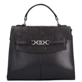 Chiara rostbőr táska I 5035 bis fekete rózsa