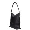Karen 1337 bis fekete velúr rostbőr női táska
