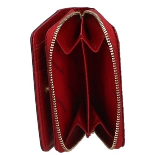 Gregorio BTS-125 piros kicsi bőr női pénztárca