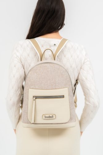 Budmil 10170077-S2 bézs hátizsák