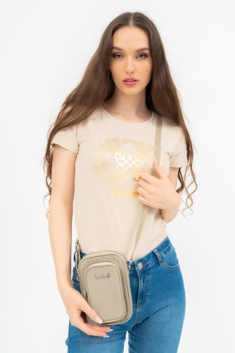 Budmil 10240004-S1 bézs kicsi táska