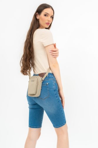 Budmil 10240004-S1 bézs kicsi táska