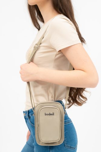 Budmil 10240004-S1 bézs kicsi táska