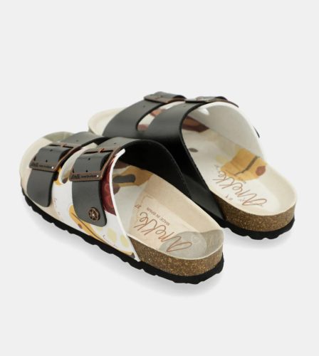 Anekke 40371-616 36 fehér grafit papucs