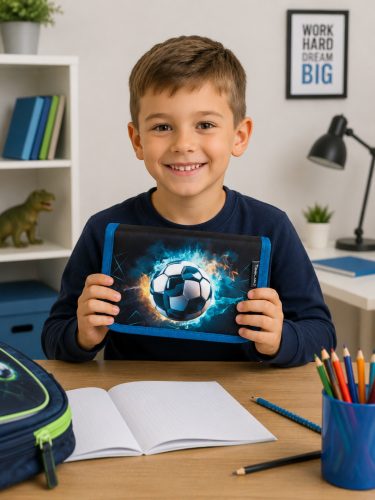 Belmil sport focis elsős iskolatáska szett 