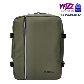   Enrico Benetti zöld Wizzair és Ryanair méretű hátizsák és kabintáska 56004