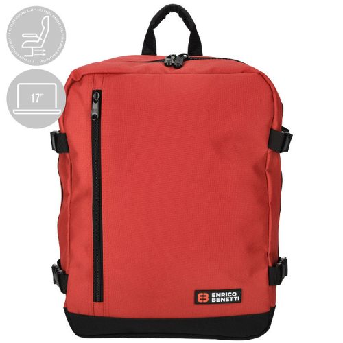 Enrico Benetti Wizzair fedélzeti hátizsák 54687 piros