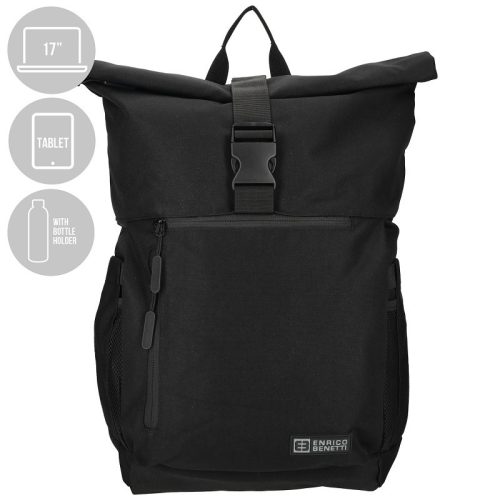 Enrico Benetti Newcastle fekete hátizsák 46222