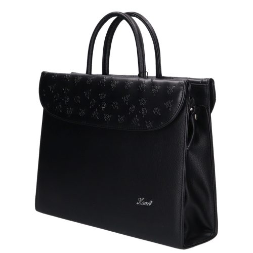 Karen rostbőr táska 284 fekete rózsa