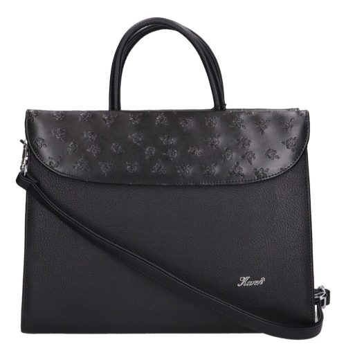 Karen rostbőr táska 284 fekete rózsa