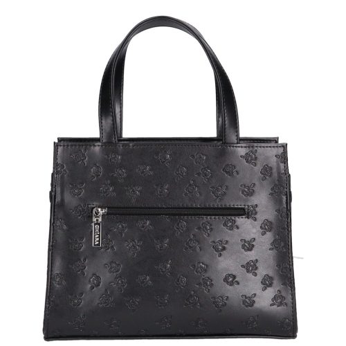 Chiara rostbőr táska I 5050 fekete rózsa