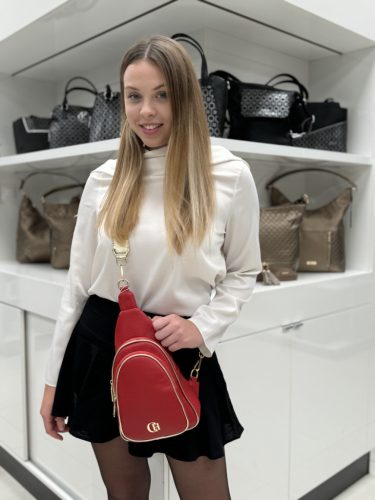 Chiara táska I 5037-K bézs arany új