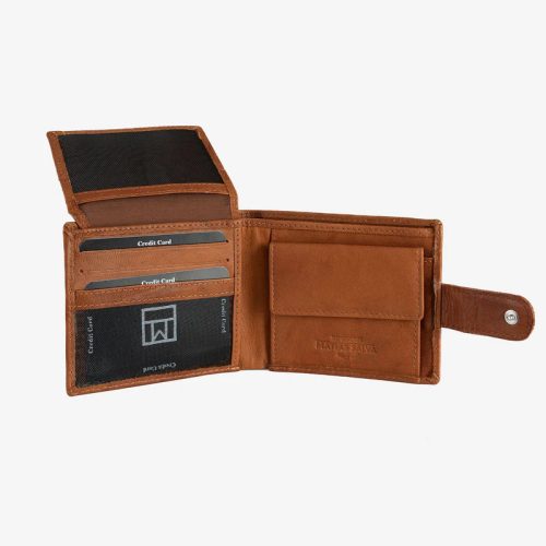 Matties 15306 12 Cognac férfi bőr pénztárca