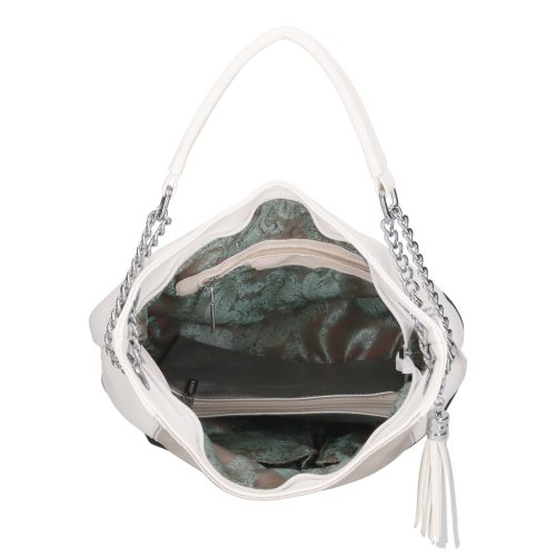 Chiara rostbőr táska K 700 fehér pezsgő 