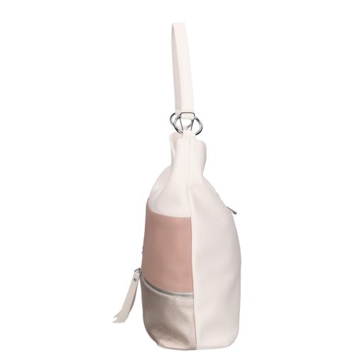 Karen rostbőr táska 1713 fehér púder pezsgő