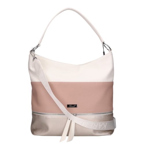 Karen rostbőr táska 1713 fehér púder pezsgő