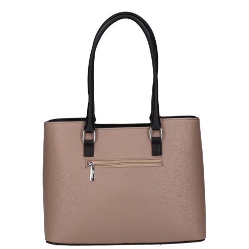 Karen 1405 drapp fekete rostbőr női táska