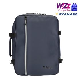    Enrico Benetti kék Wizzair és Ryanair méretű hátizsák és kabintáska 56004