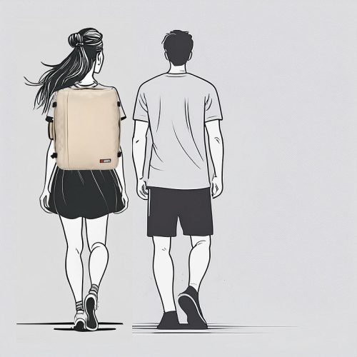 Enrico Benetti bézs nagy hátizsák 46226