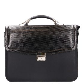 Karen rostbőr táska 2005 fekete lakk fonott