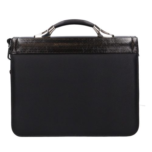 Karen rostbőr táska 2005 fekete lakk fonott