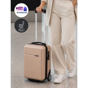   Bontour Wizzair ülés alatti bőrönd XS méret pezsgő 40x30x20 cm