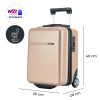 Bontour Wizzair ülés alatti bőrönd XS méret pezsgő 40x30x20 cm