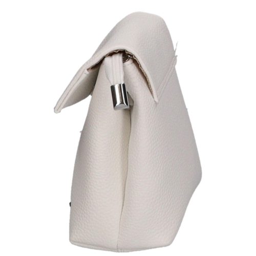 Karen D 383 fehér rostbőr táska